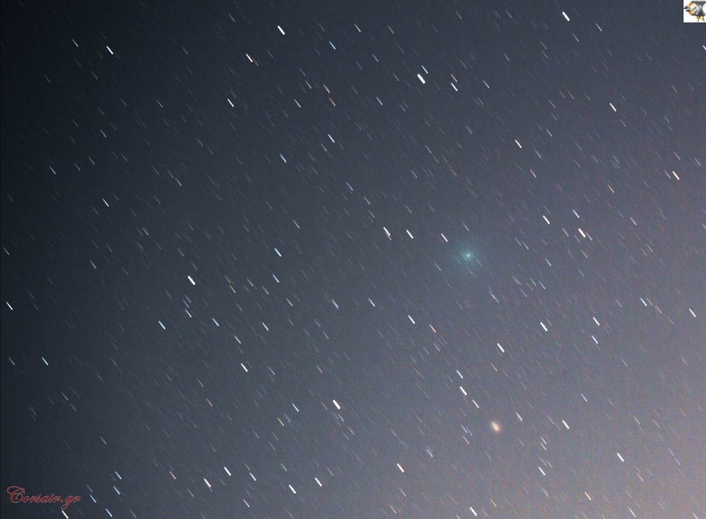 252P/LINEAR Comet & M14 globular cluster