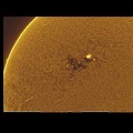 First attempt for Sun animation... Sunspot group AR3590