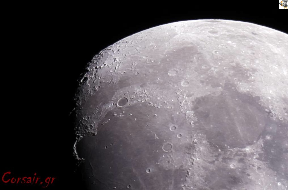Σελήνη - Κρατήρας Plato και Vallis Alpes