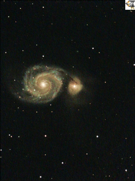Γαλαξίας Μ51 -Δίνη- και Μ51Β ή NGC5195