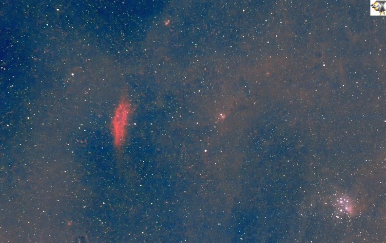 Ανοικτό σμήνος Μ45 -Πλειάδες-/NGC 1499-Νεφέλωμα Καλιφόρνια