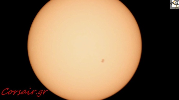 Διάβαση ISS μπροστά στον Ήλιο