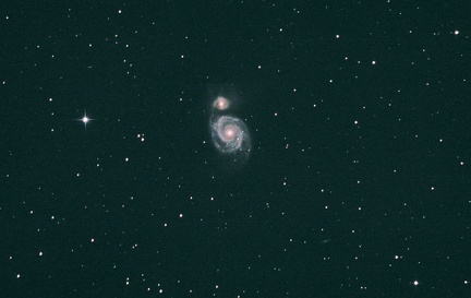 Γαλαξίας Μ51 -Δίνη- και Μ51Β ή NGC5195